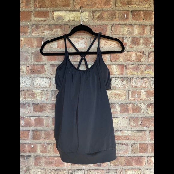 Athleta Blousy Tankini🖤 - Picture 3 of 12